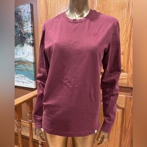 Hurley Women's Burgundy Long Sleeve Tee